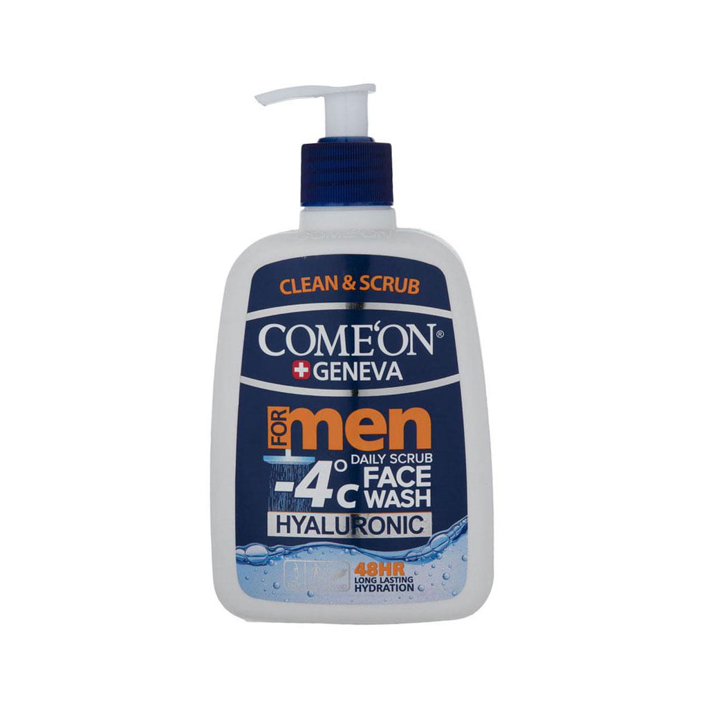 Comeon-Geneva-Daily-Scrub-Face-Wash-for-men-500 ژل شستشو آقایان کامان