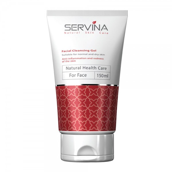 servina cleansing gel for dry skin ژل شستشو پوست خشک سروینا