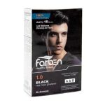 شامپو رنگ موی مردانه مشکی فاربن