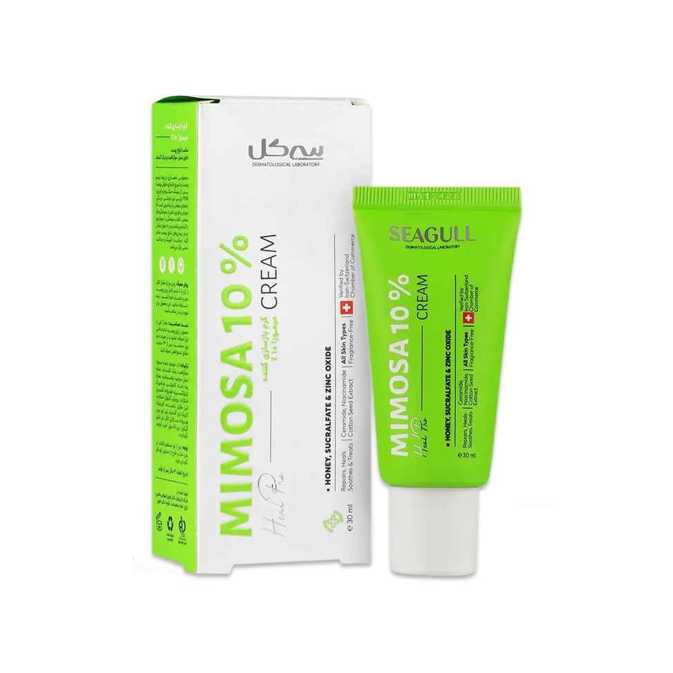 seagull-mimosa-repairing-cream کرم میموزا 10 درصد سی گل