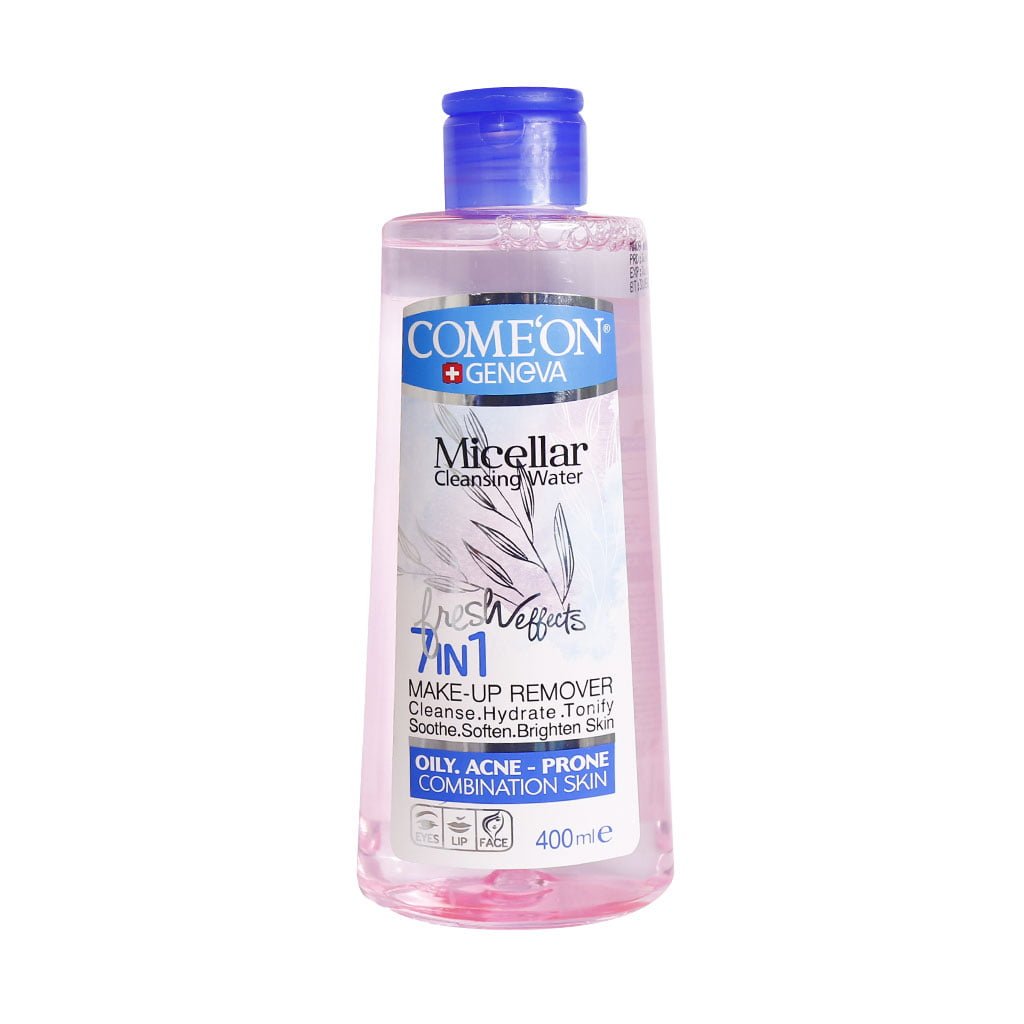 Comeon-Micellar-Cleaning-Water-For-Combination-Skin-400-ml میسلار واتر پوست چرب و جوشدار کامان