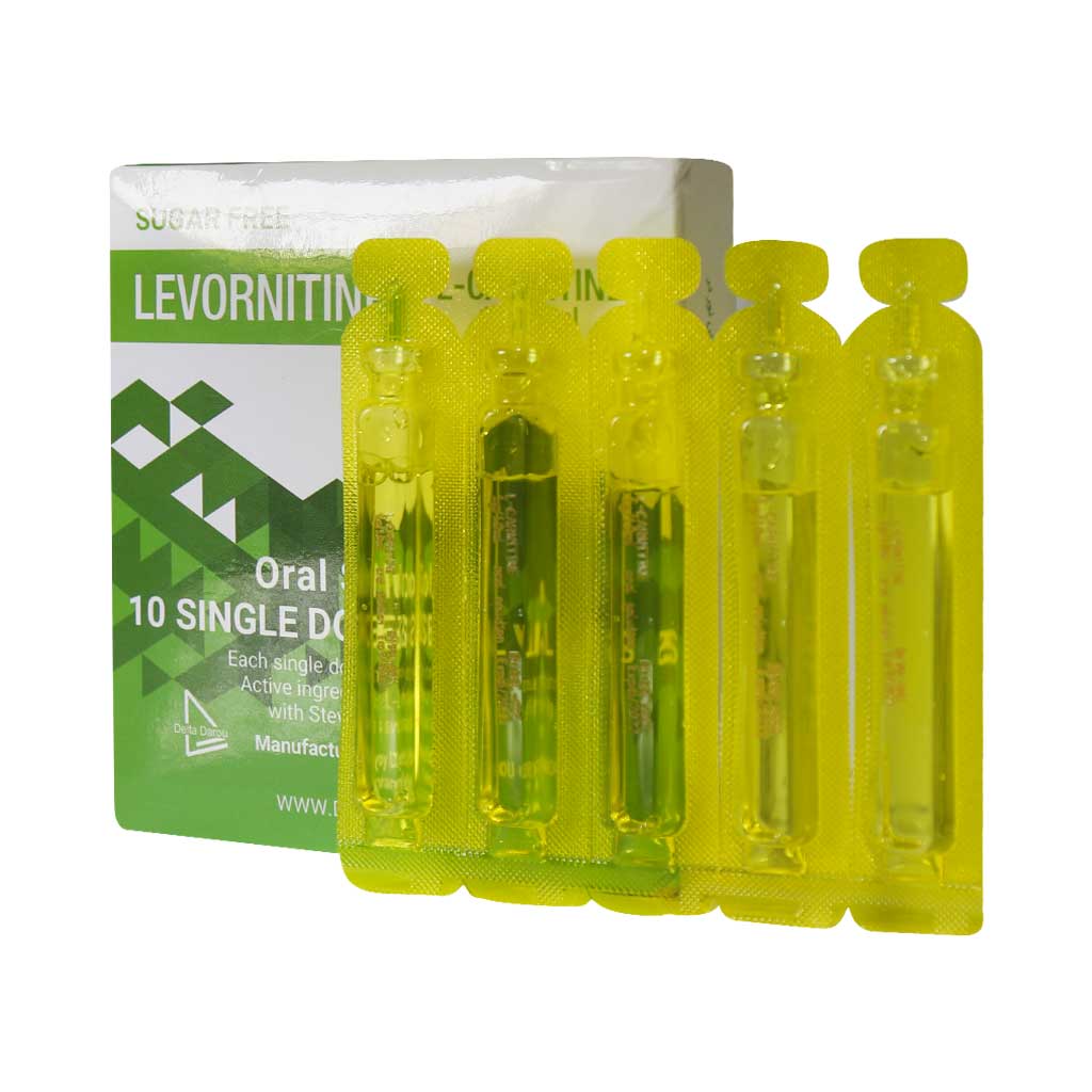 Delta-Darou-Levornitine-10-Oral-Vial ویال خوراکی لوورنیتین دلتا دارو