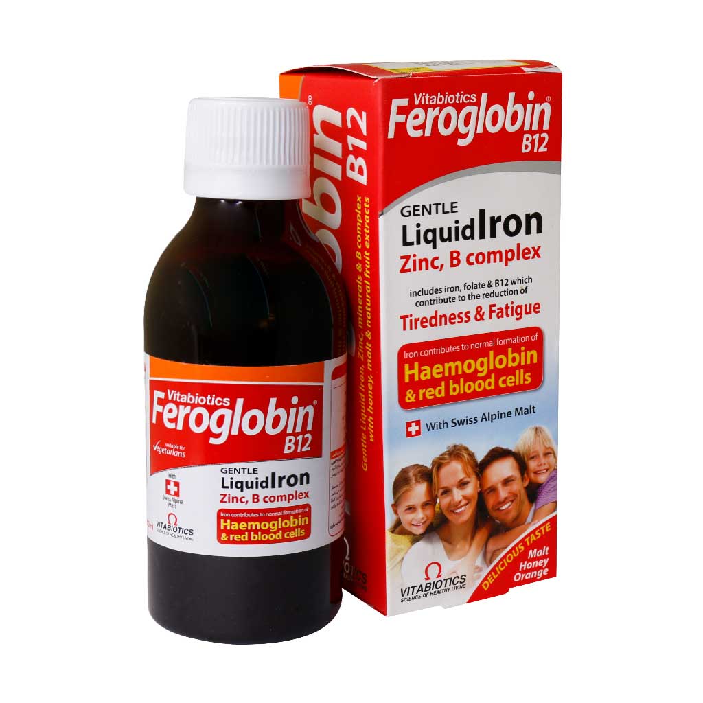 Vitabiotics-Feroglobin-B12-2 شربت فروگلوبین ویتابیوتیکس