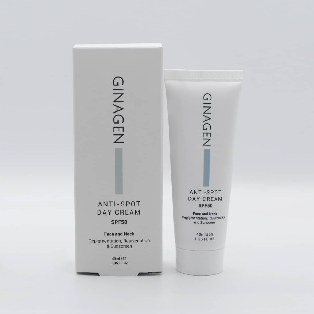 ژیناژن - کرم ضد لک روز spf 50 کرم رفع لک روز ژیناژن SPF50