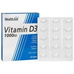 قرص ویتامین D3 1000 واحد هلث اید