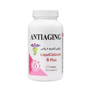 سافت ژل لیکوئی کلسیم 6 پلاس آنتی ایجینگ