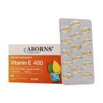 کپسول ژلاتینی ویتامین E 400 واحد ابورنز