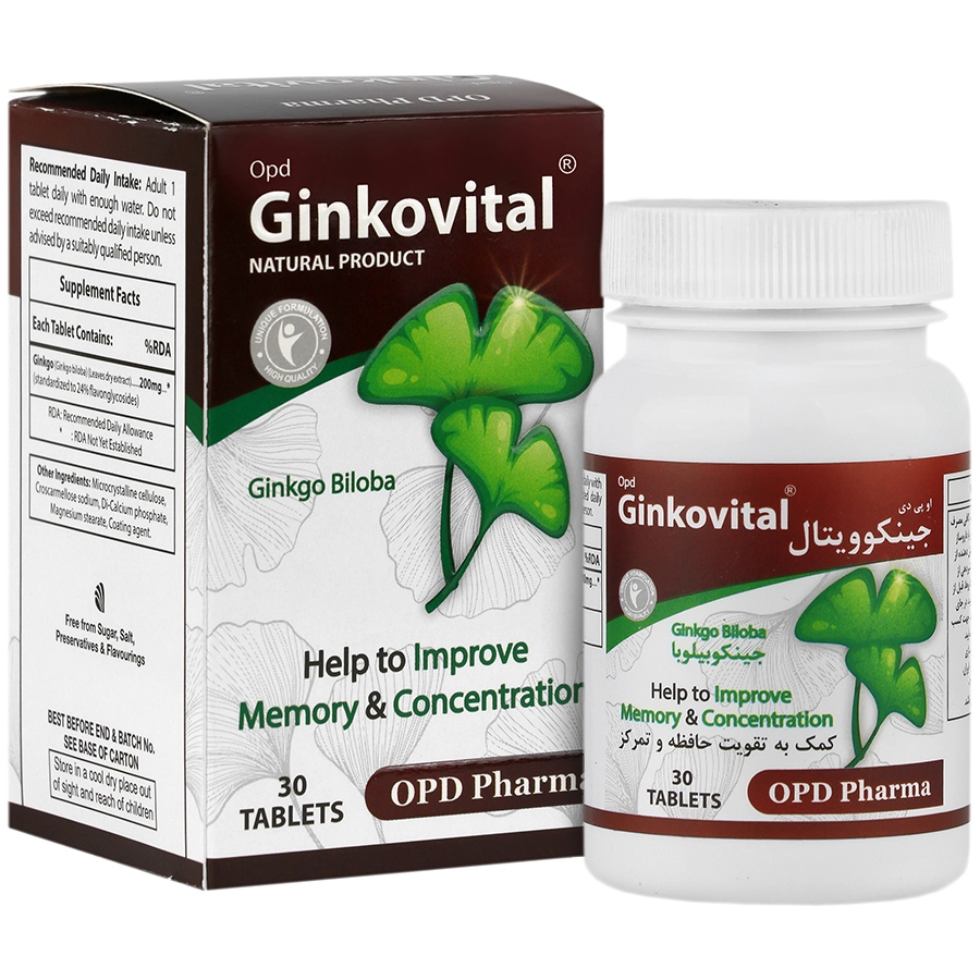 15423229549202463011 قرص جینکوویتال او پی دی فارما