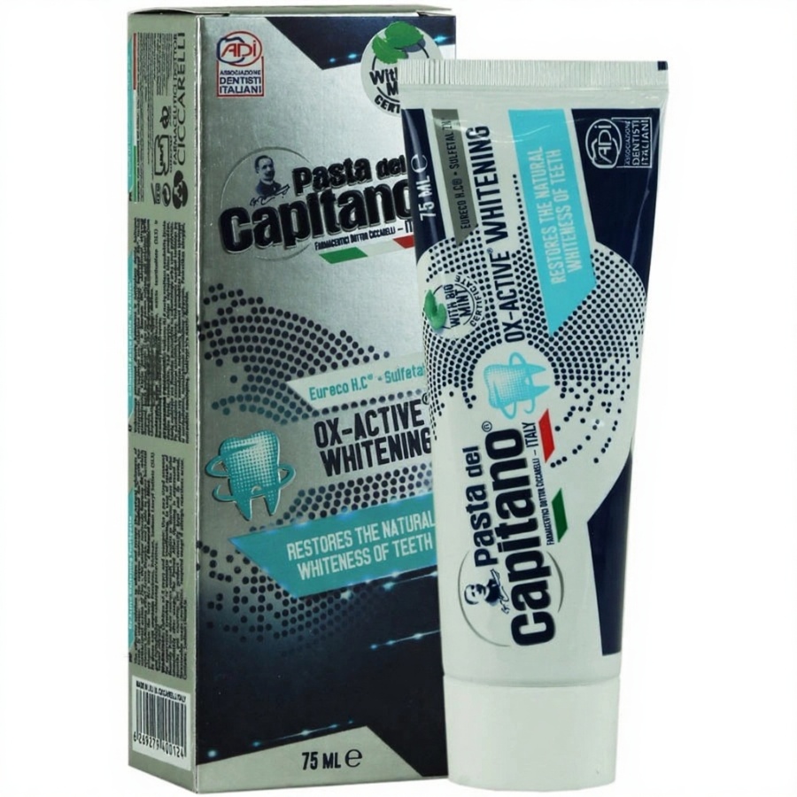 خمیر دندان سفید کننده اکتیو پاستا دل کاپیتانو