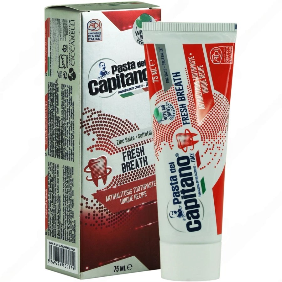 خمیر دندان برطرف کننده بوی بد دهان پاستا دل کاپیتانو