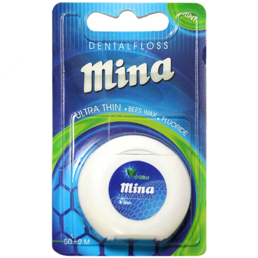 نخ دندان نعنایی فوق نازک مینا