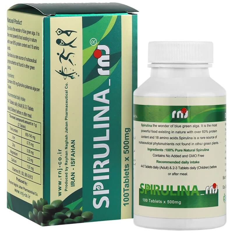 1314316351202511511 قرص اسپیرولینا آر ان جی - Image 1