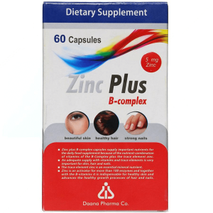 کپسول زینک پلاس ب کمپلکس دانا 5 میلی گرم