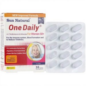 قرص مولتی ویتامین و مینرال وان دیلی بانوان بالای 50 سال سان نچرال