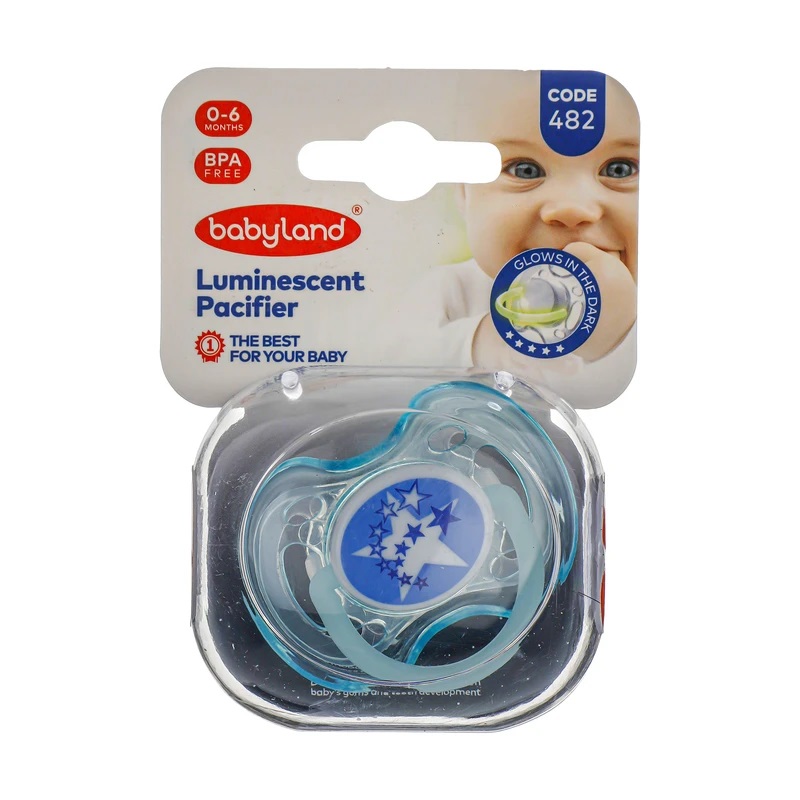 پستانک ارتودنسی شب تاب کد 482 بی بی لند