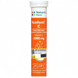قرص جوشان اکسلنت C 2000 میلی گرم نیچرز پلنتی