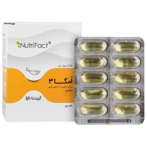 کپسول نرم امگا 3 1000 میلی گرم نوتری فکت آریا دارو