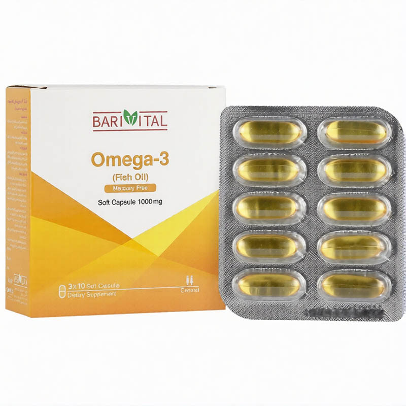 36267262 سافت ژل امگا 3 1000 باریویتال