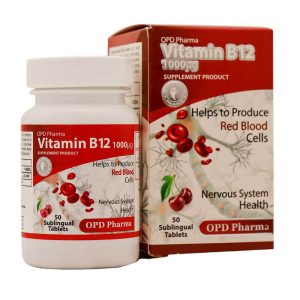 قرص زیرزبانی ویتامین B12 او پی دی فارما