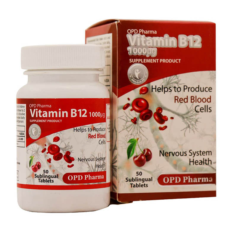 قرص زیرزبانی ویتامین B12 او پی دی فارما