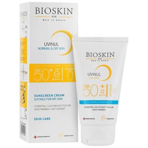 کرم ضد آفتاب پوست خشک SPF50 بایو اسکین
