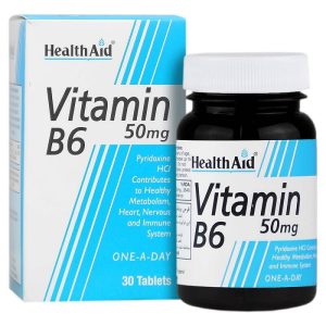 قرص ویتامین B6 50 میلی گرم هلث اید