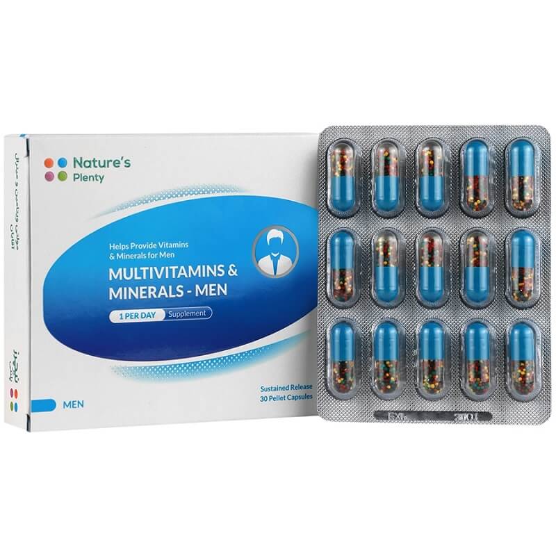 کپسول مولتی ویتامین و مینرال آقایان نیچرز پلنتی-1 کپسول مولتی ویتامین و مینرال آقایان نیچرز پلنتی
