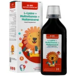 شربت ال لیزین و مولتی ویتامین و مینرال دکتر کیدز
